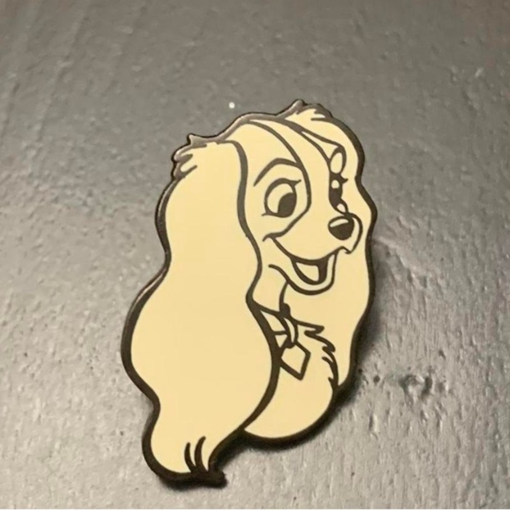 Disney Pin - Lady and the Tramp Disneyland Map Limited Edition 1000